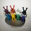 Colorful Metal Paper Clip With Magnetic Base